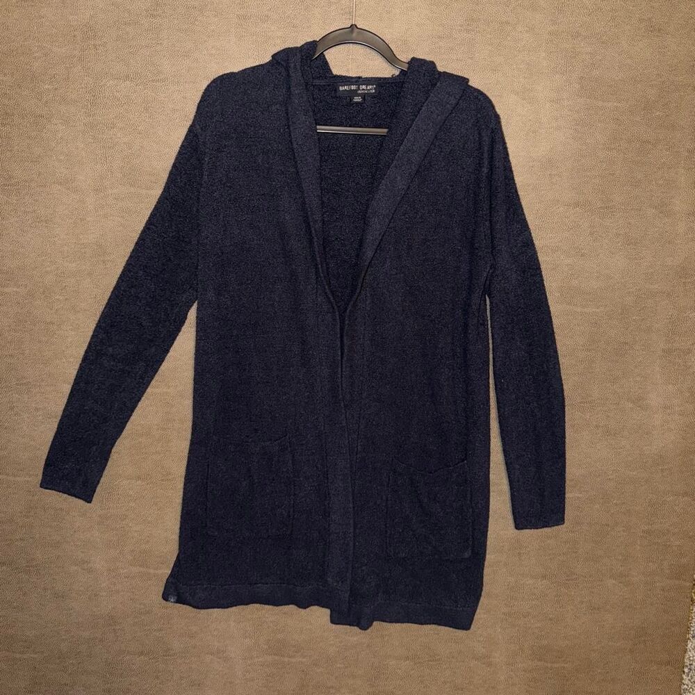 Barefoot Dreams navy blue cardigan/coverup